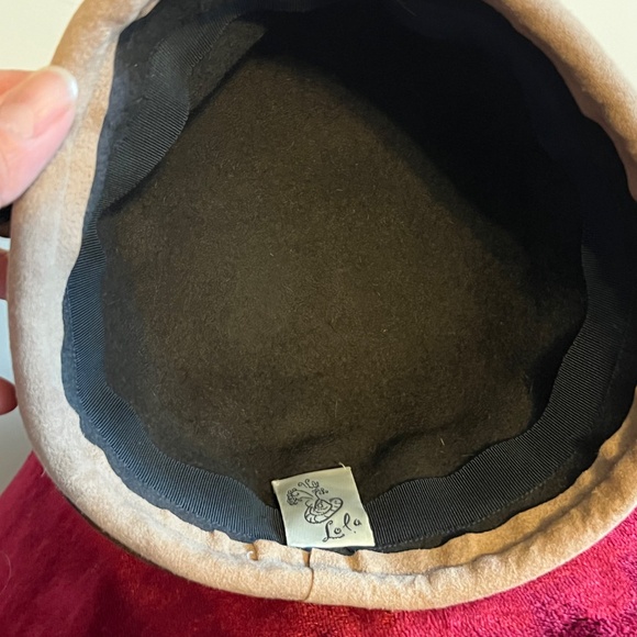 Lola  Vintage Pillbox Bucket Brown Hat main image 6